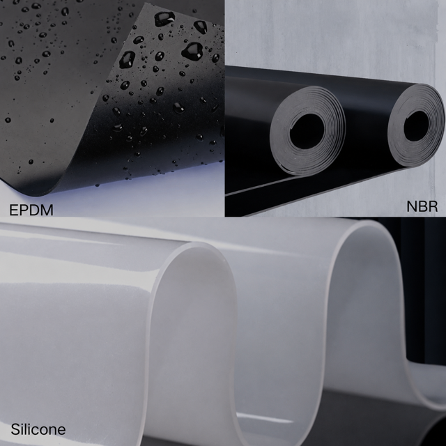 EPDM vs NBR vs Silicone Rubber: Which Material Is Best for Your Application?